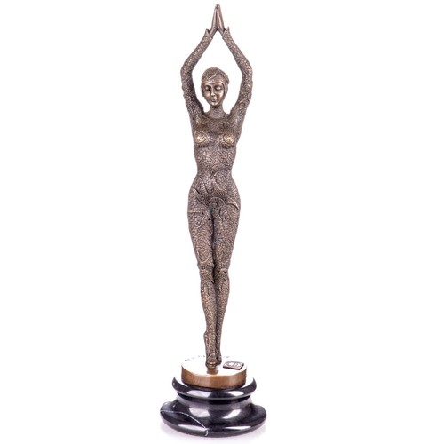 Sculpture danseuse bronze - sculpture, en