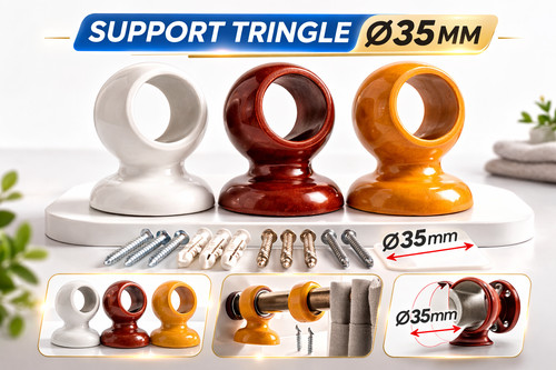 Support tringle rideau - support,