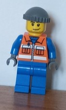 Figurine Lego CITY Ref : cty0168 - Ouvrier du Bâtiment - Set : 3181