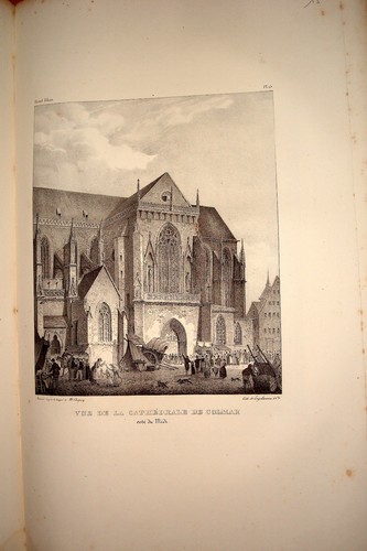 Alsace rhin lithographie - alsace,
