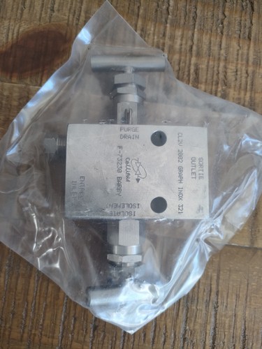 Vanne arrêt en inox cl2v - vanne,