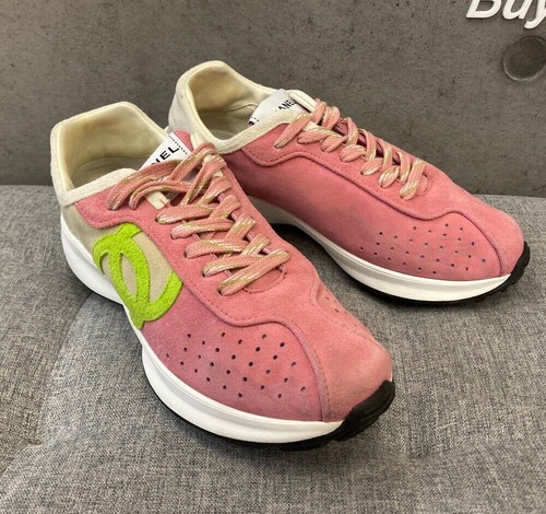Chanel baskets suede rose - chanel,