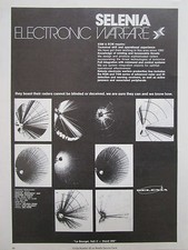 6/1975 PUB SELENIA ELECTRONIC WARFARE ESM ECM RADAR ORIGINAL AD