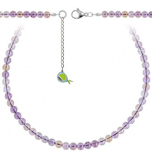 Collier amétrine perles - amétrine,