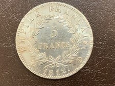 5 Francs Revers Empire 1812 D