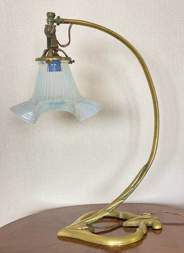 Lampe bronze art nouveau