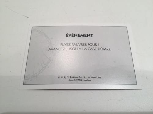 Carte événement fuyez - carte,