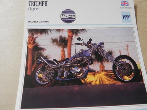 Triumph chopper 1990 fiche - triumph,