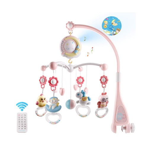 Baby musical crib - crib, mobile
