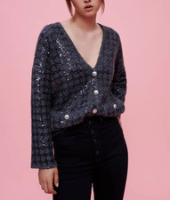 Maje Cardigan Femme Gris en