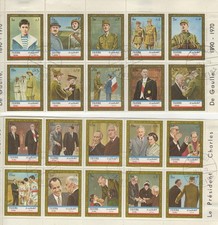 Fujeira n°YT 123 + PA 67 oblitérés année 1971  - Charles de Gaulle