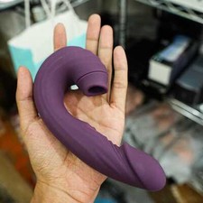 Vibromasseur Gode Vibration Femme Dildo Point G Clitoris Sucer Stimulateur Anal