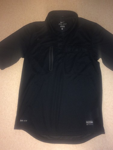 Maillot arbitre foot noir - noir, nike