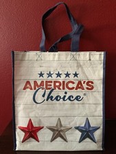 United States of America American USA Flag Grocery Travel Reusable Tote Bag