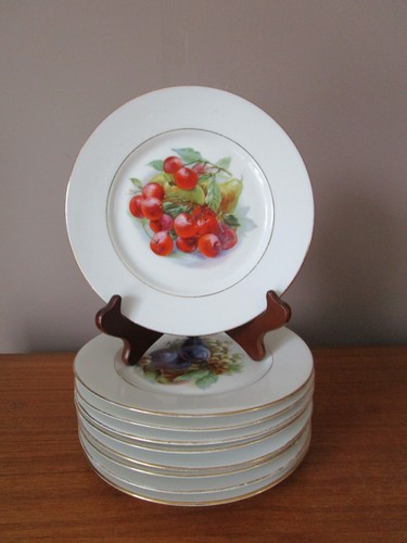 Assiettes dessert décor - 9,