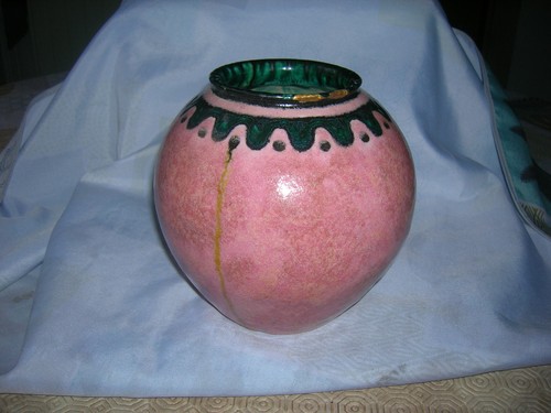 Vase boule ceramique art - vase,
