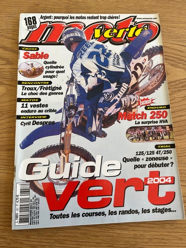 Moto verte 357 revue - verte,