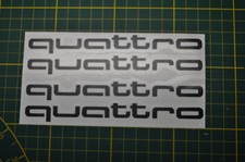 4 STICKERS AUTOCOLLANT AUDI
