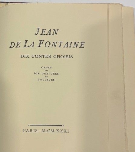 Fontaine dix contes - la,