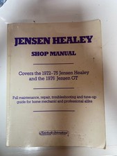 Shop Manual JENSEN HEALEY 1972
