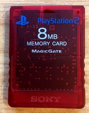 CARTE MÉMOIRE OFFICIELLE SONY PLAYSTATION MEMORY CARD PS2 CRYSTAL BLACK - 10200