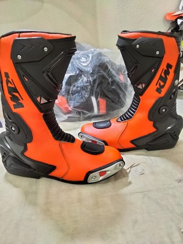 Ktm moto cuir bottes courses - moto,