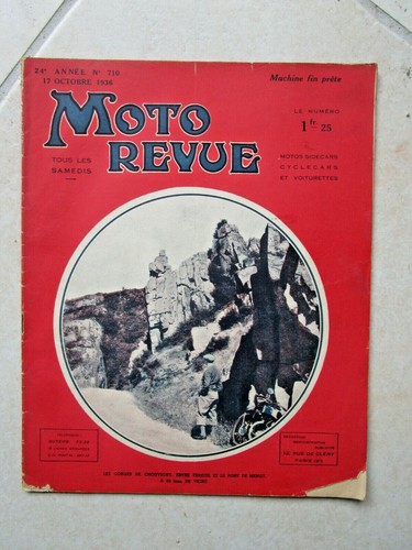 Moto revue 710 octobre - n°710, ;