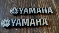 X2 logos aluminium YAMAHA dimensions: 4,8 cm X 1,2 cm