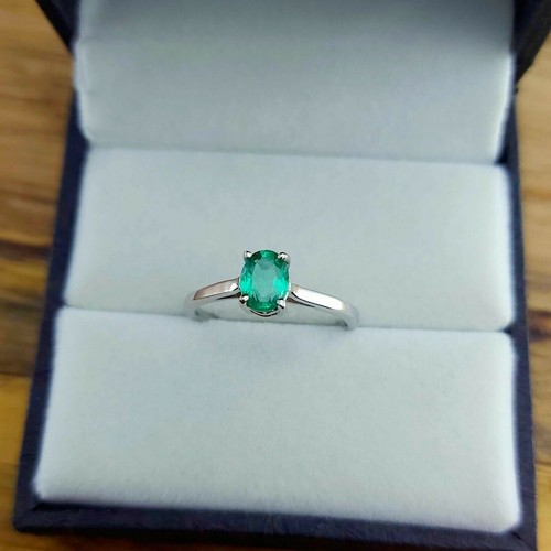 Bague empilable émeraude - empilable,