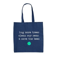 Étreinte Arbres,Nettoie The Seas & Save Abeilles - Toile Sac - Environnement