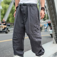 Hommes Pantalon Baggy Desseré