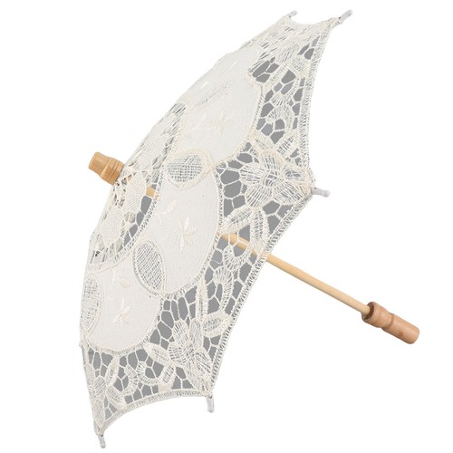 Parapluie dentelle coton - parapluie,