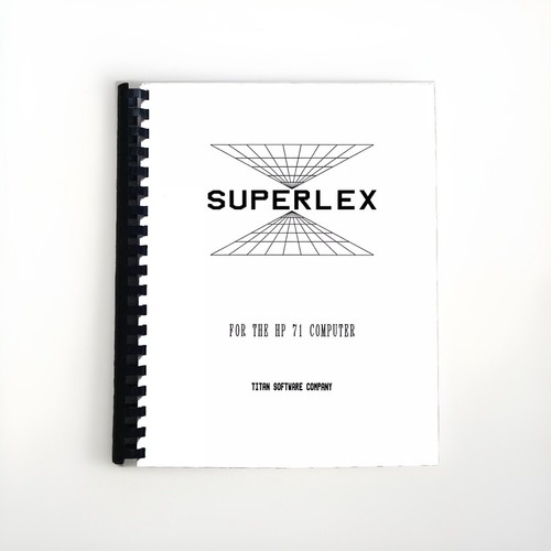 Superlex for the hp71b - for,