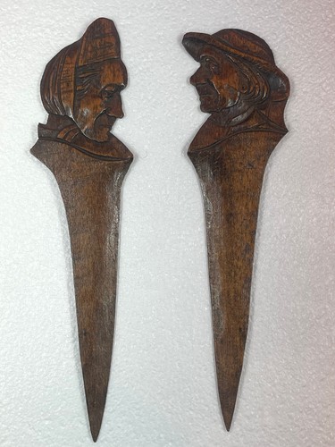 Ancien coupe papier couple - ancien, coupe-papier
