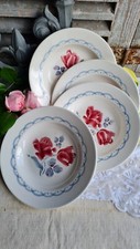 4 ANCIENNES ASSIETTES CREUSES