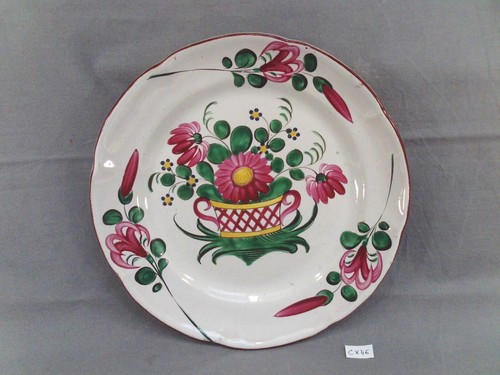 Assiette faïence l est - faïence, l'est