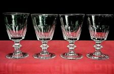 BACCARAT SAINT LOUIS CATON VERRE A VIN CRISTAL TAILLE COTES PLATES 19EME XIXEME