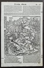 Gravure sur bois. Strasbourg