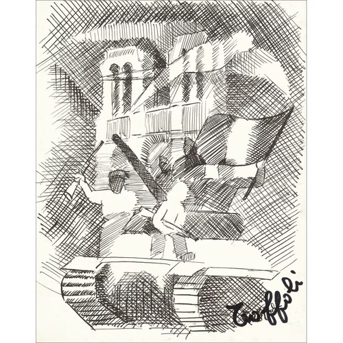 Toffoli louis lithographie - toffoli,