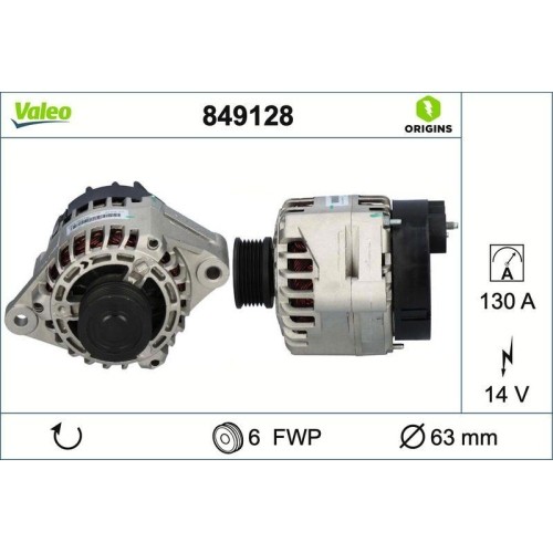 Alternateur valeo 849128 - valeo,