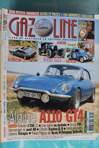 Revue gazoline matra - revue, n°83