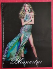 Publicité de Presse: Vêtements Mode BLUMARINE Modèle Cara DELEVINGNE  2012