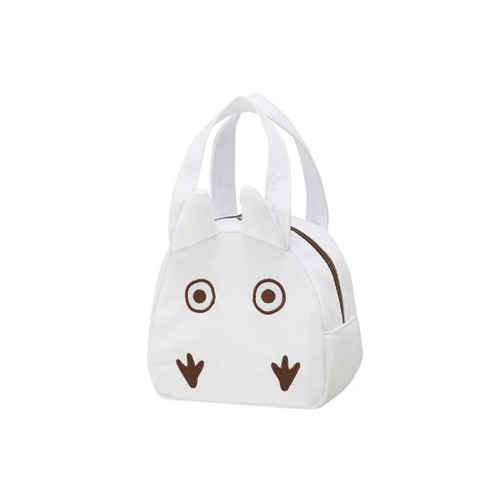 Sac lunch totoro blanc tissu - sac,