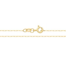Chaine Femme Paperclip Or