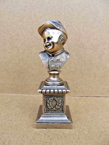 Bronze buste soldats enfant - bronze,