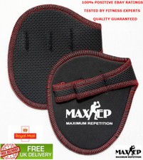 MaxRep Fitness Pads Gym Exercice Gants d'haltérophilie - Rouge