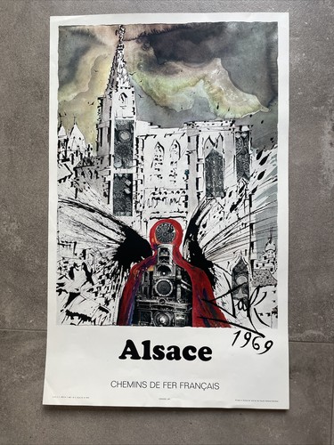 Affiche ancienne salvador - ancienne, dali