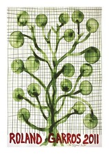 AFFICHE POSTER - TENNIS ROLAND GARROS 2011