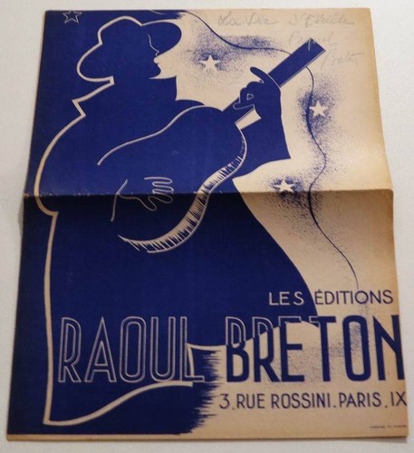 Partition vintage sheet music
