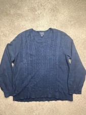 🌟 Pull bleu en maille Chaps